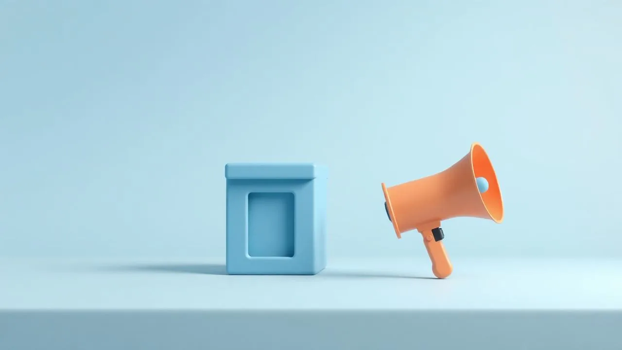 Marketing za spletne trgovine: kako pripeljati kupce v svojo trgovino Minimalističen 3D prikaz marketinga za spletne trgovine na kupish.si